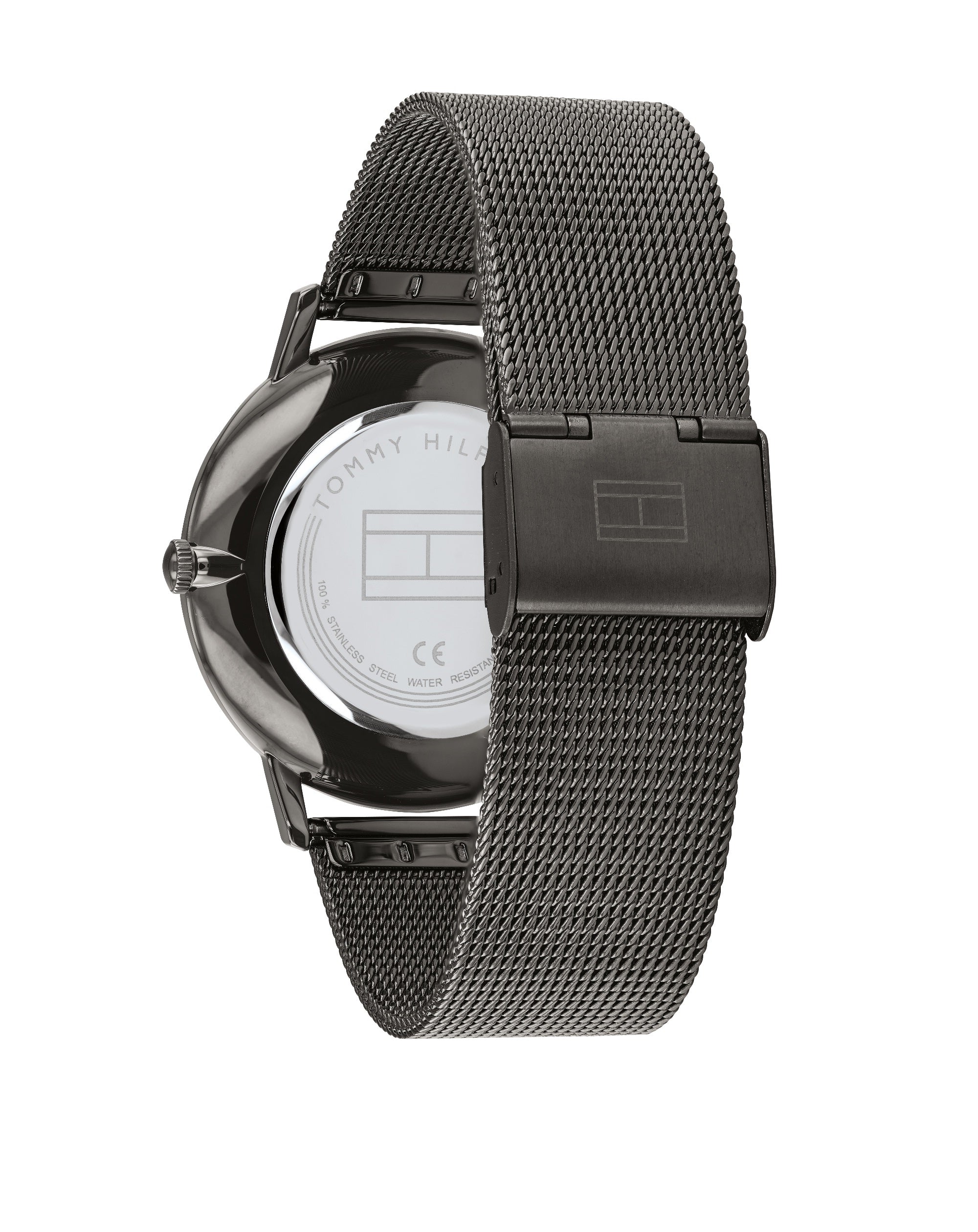 Tommy hilfiger james black clearance watch