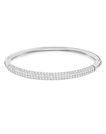 Swarovski Swarovski STONE White Tone Bangle Size S Jewelry