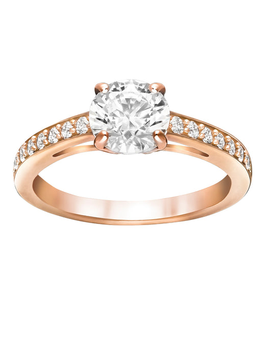 Swarovski Swarovski ATTRACT Rose Gold Tone Ring Rings