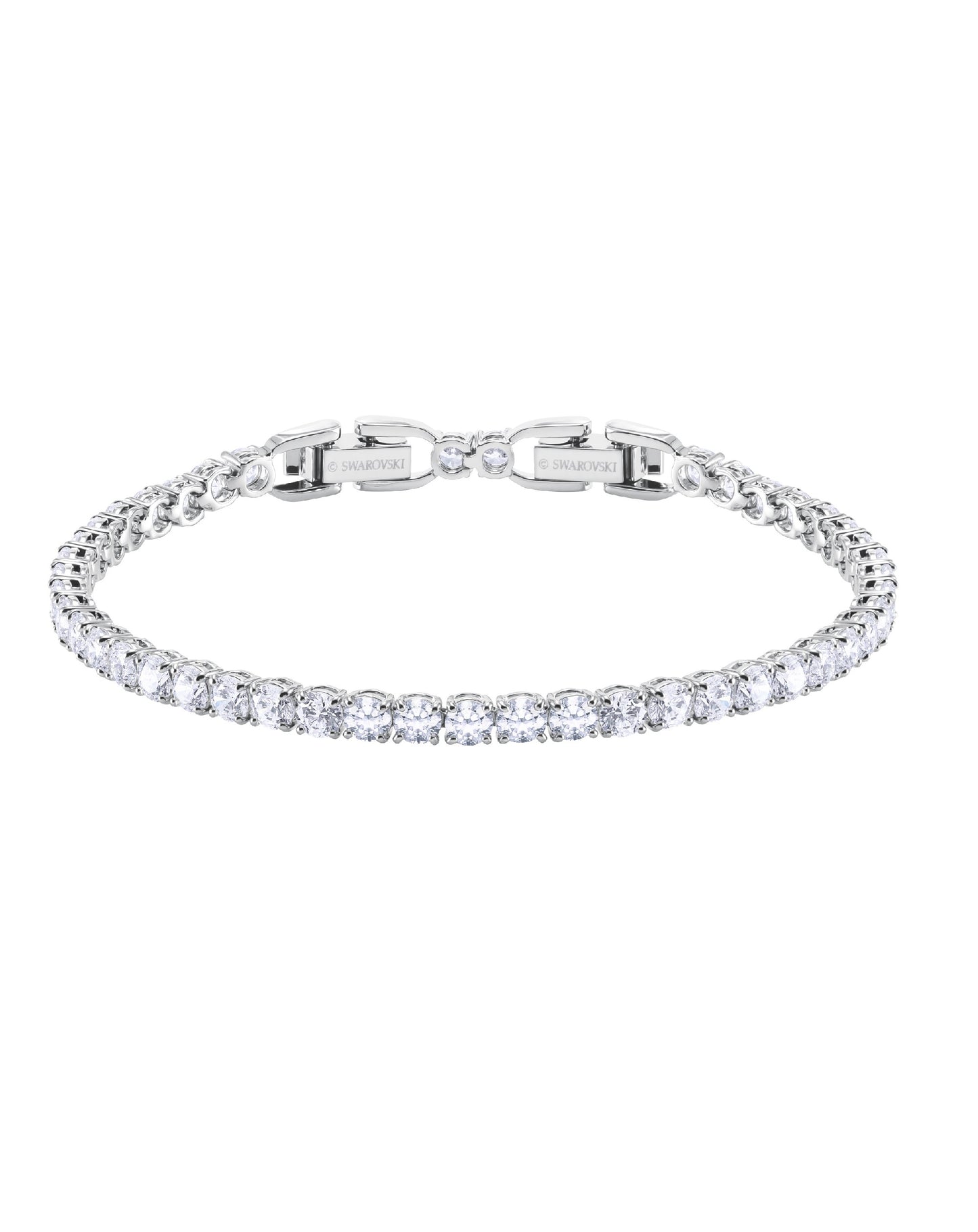 Swarovski Swarovski DELUXE TENNIS Rhodium Plated Bracelet Bracelets