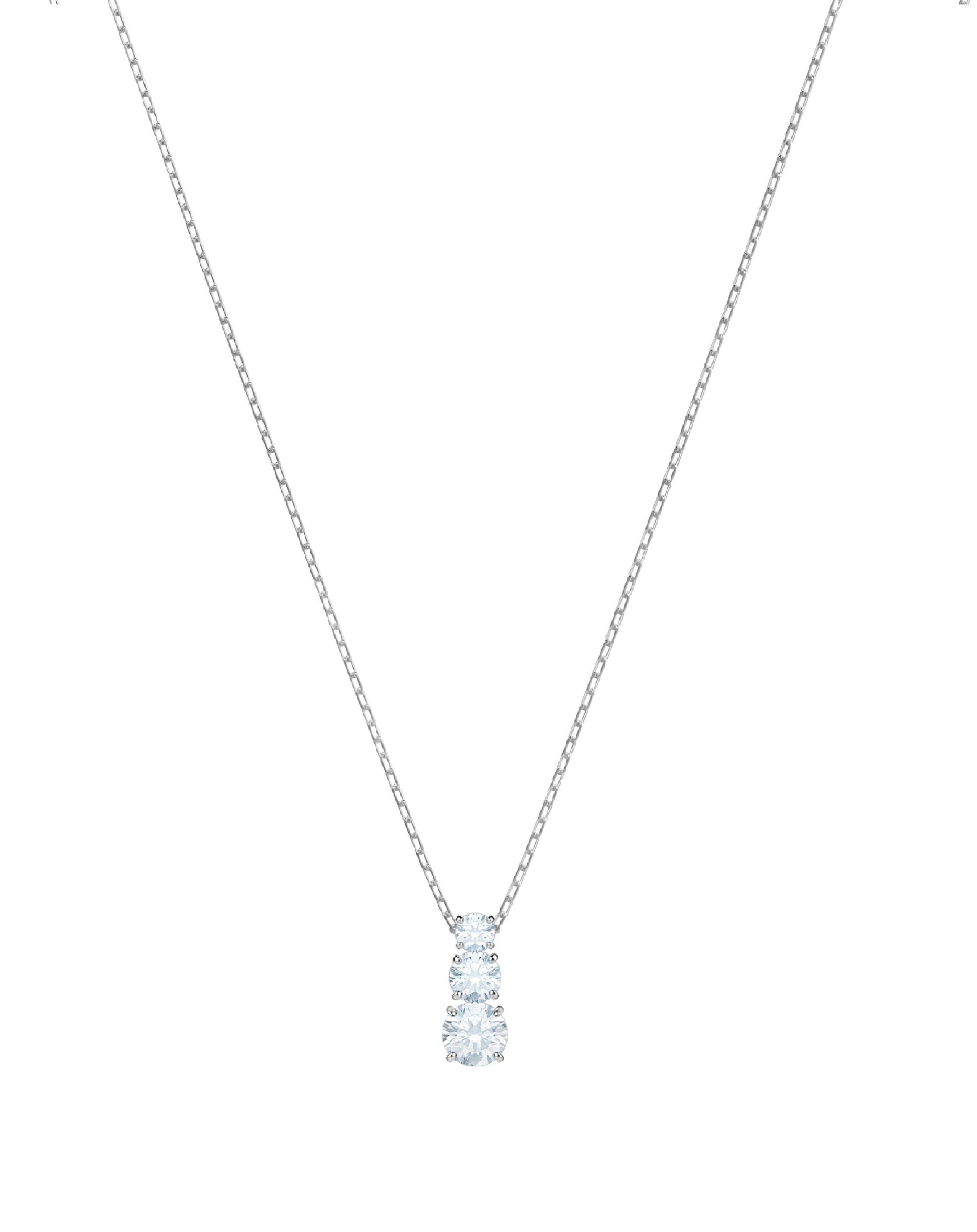 Swarovski Swarovski Attract TRILOGY White Tone Necklace Necklaces