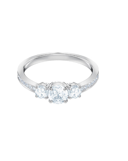 Swarovski Swarovski ATTRACT Trilogy WHITE Tone Ring Size 55 Rings