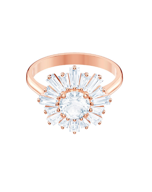 Swarovski Swarovski SUNSHINE Rose Gold Tone Ring Size 58 Rings