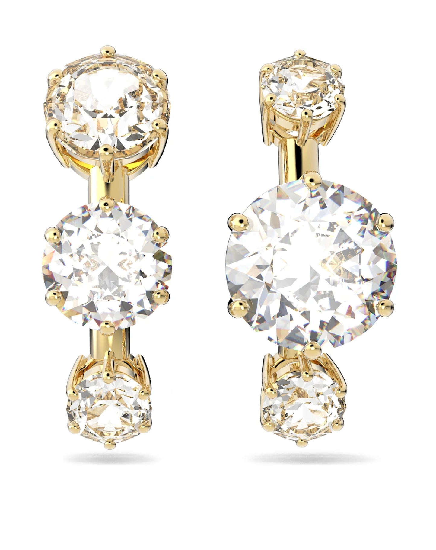 Swarovski Swarovski CONSTELLA Collection lll Yellow Gold Tone Earring Earrings