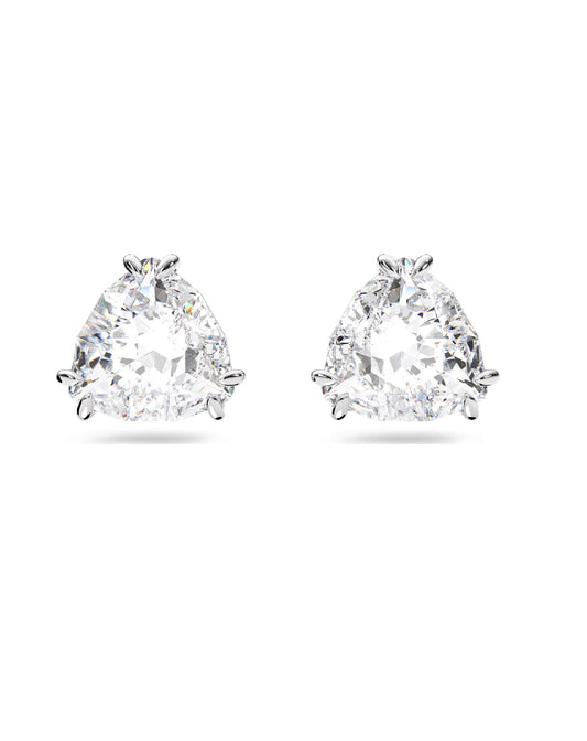 Swarovski Swarovski MILLENIA EARRING White Rhodium Plated Trillion Cut Earrings