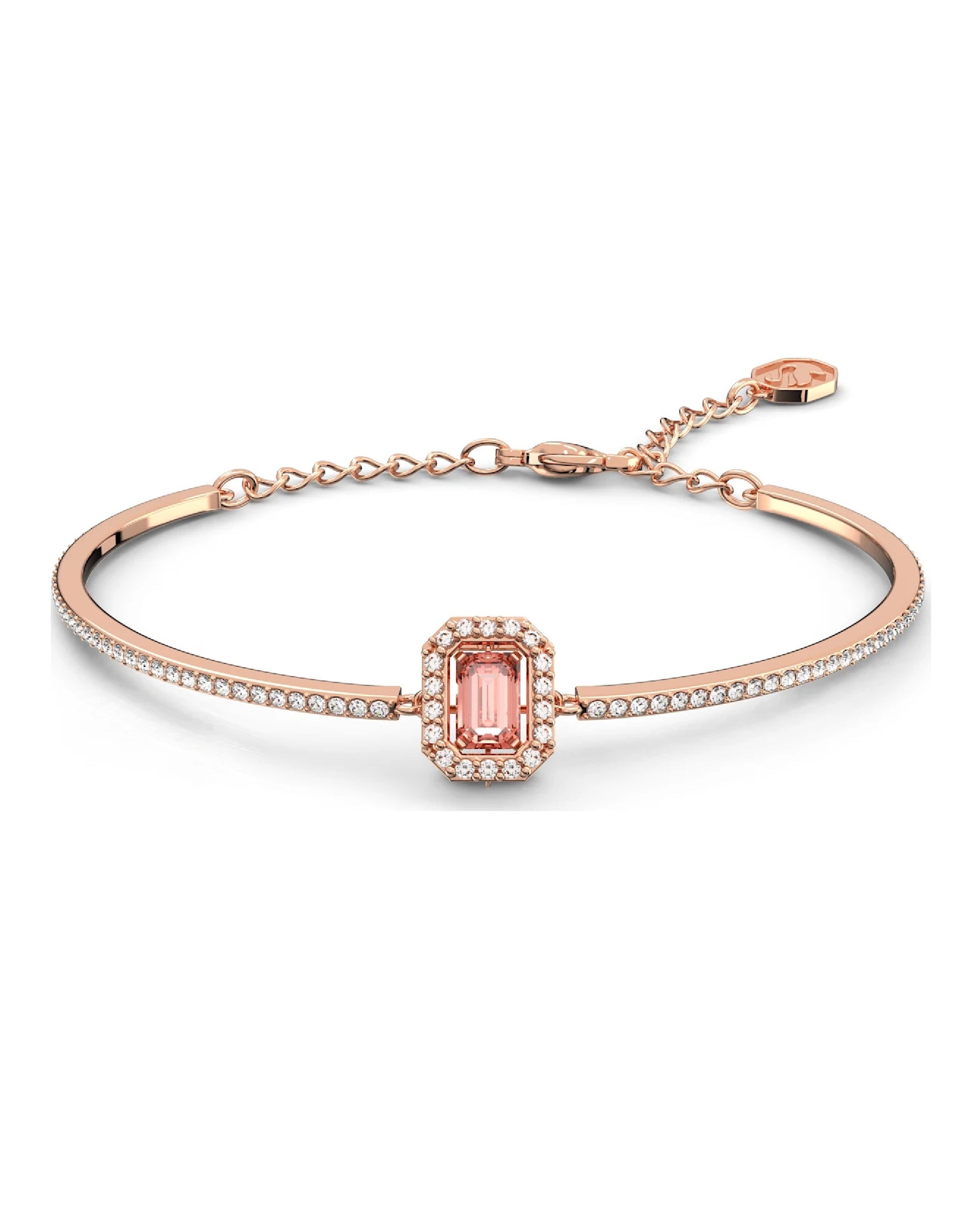 Swarovski 5620555 Swarovski MILLENIA Rose Gold Tone Plated/Pink Bangle Bracelets