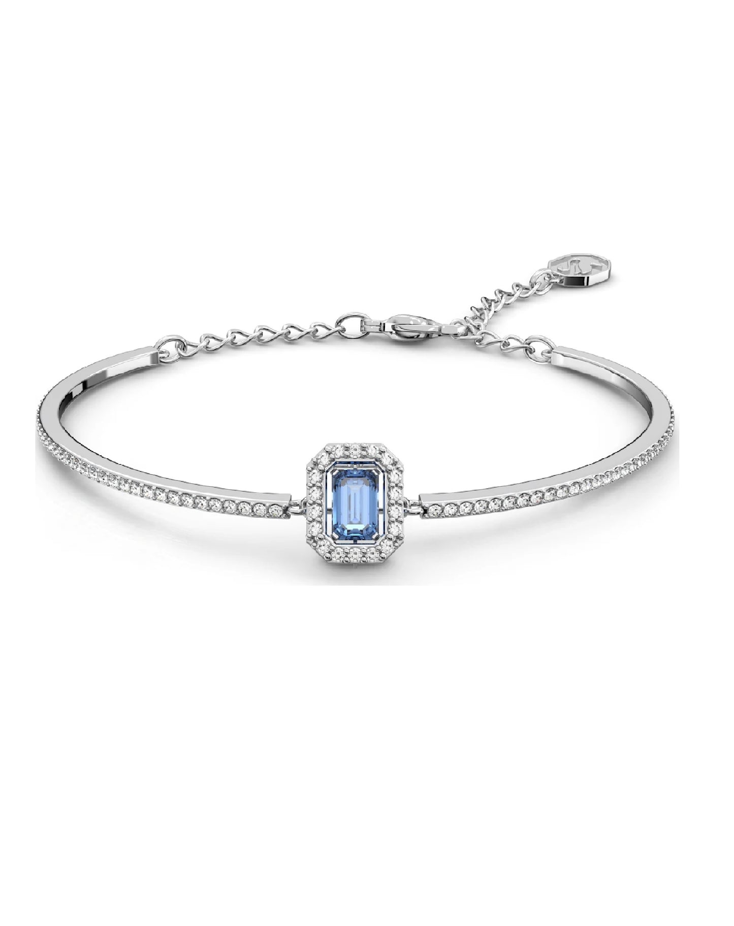 Swarovski 5620556 Swarovski Silver Tone/Blue Millenia Bangle Jewelry