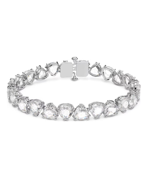 Swarovski 5622451 Swarovski MILLENIA Trillion CUT White Tone Bracelet Bracelets