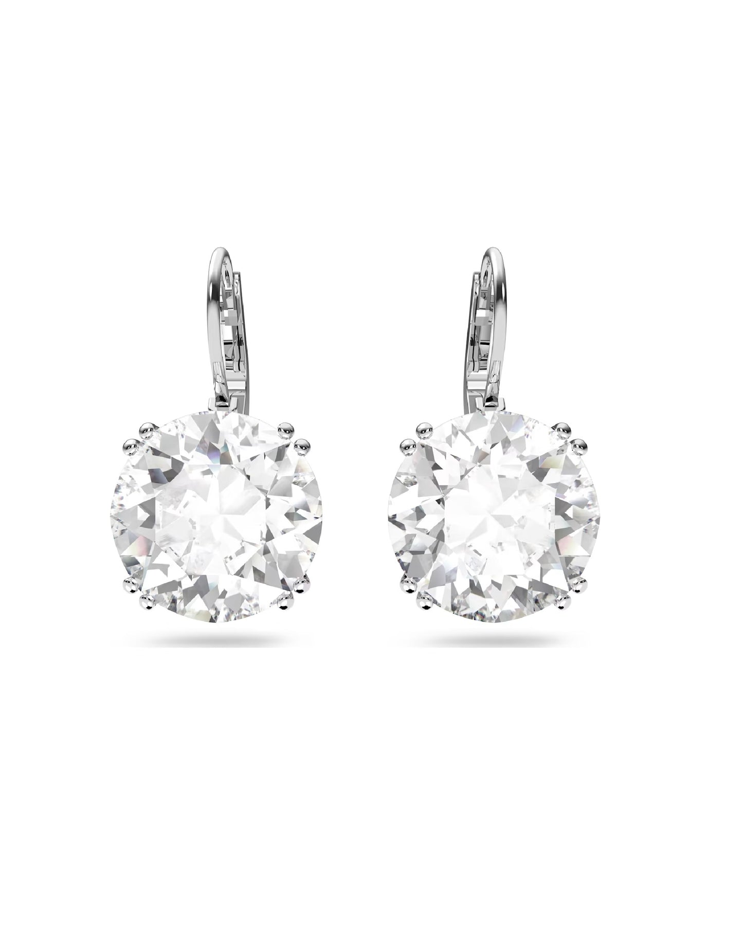 Swarovski 5628351 Swarovski MILLENIA Drop Earrings White Tone Round Earrings