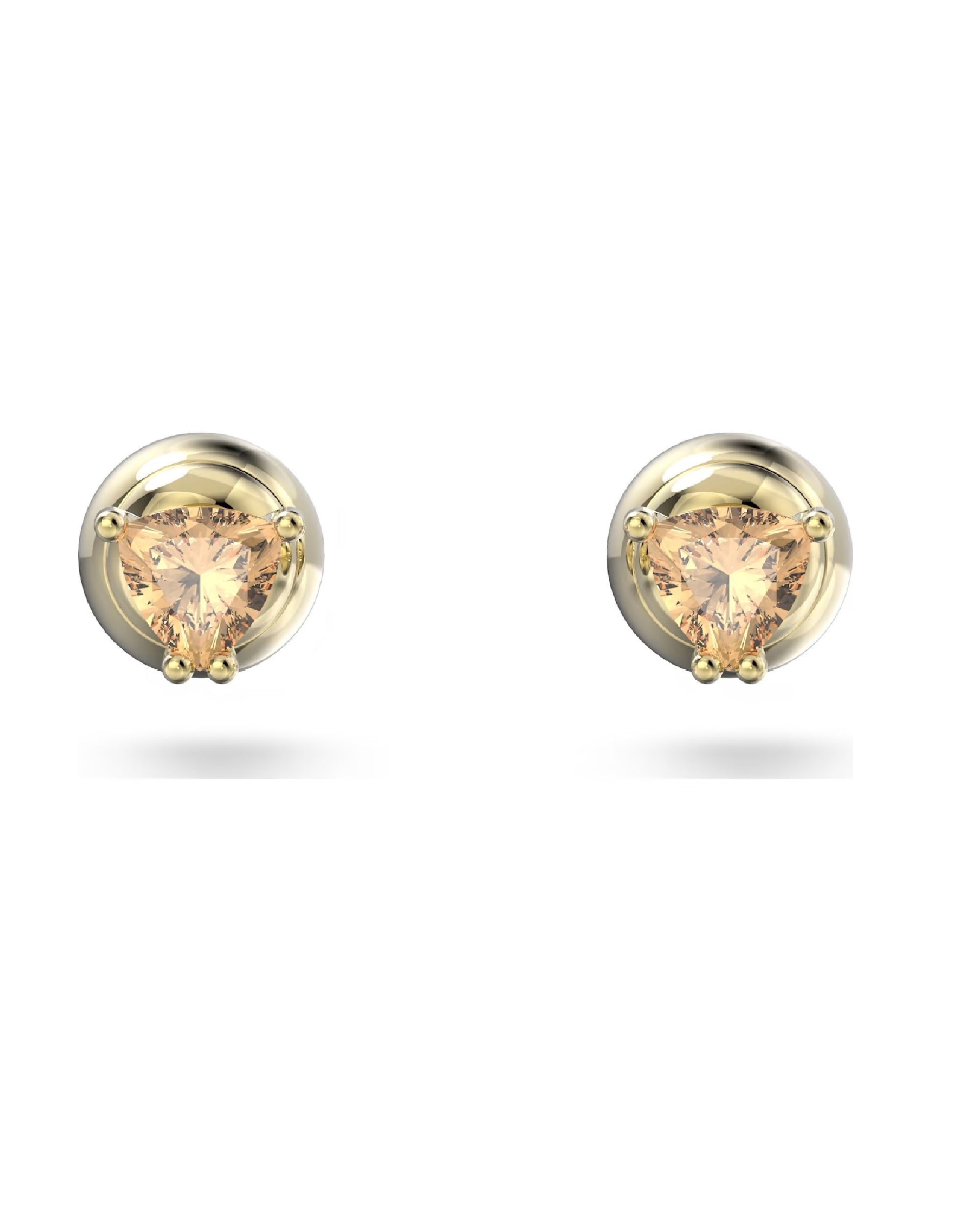 Gold stud deals earrings swarovski