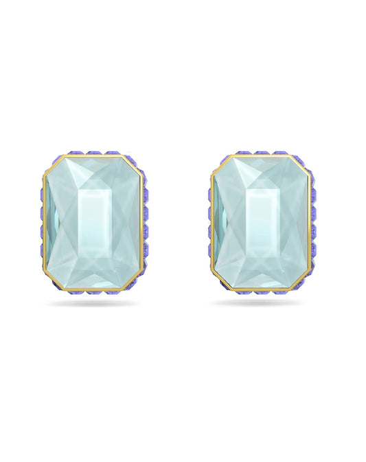 Swarovski 5641406 Swarovski ORBITA Yellow Gold Tone Stud Earrings Earrings