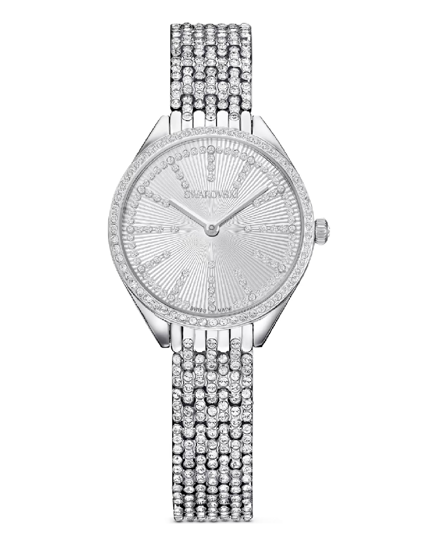 Swarovski 5644062 Swarovski Attract Full Pavé WATCH, White Tone Quartz Watch