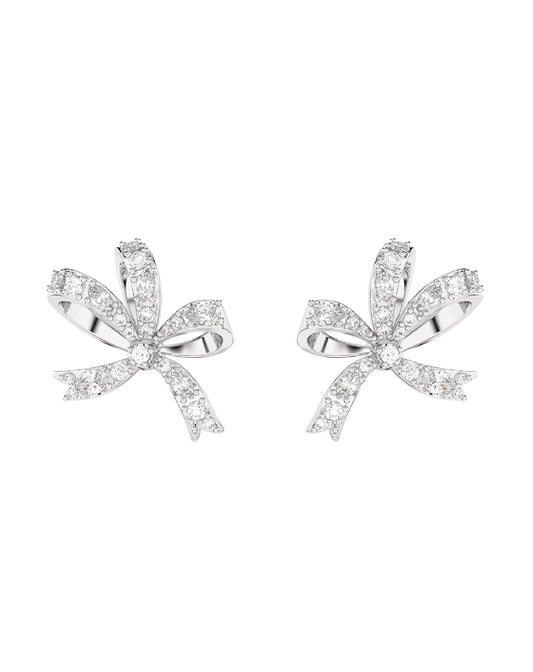 Swarovski 5647579 Swarovski Volta Earrings, White TONE Rhodium Plated Earrings