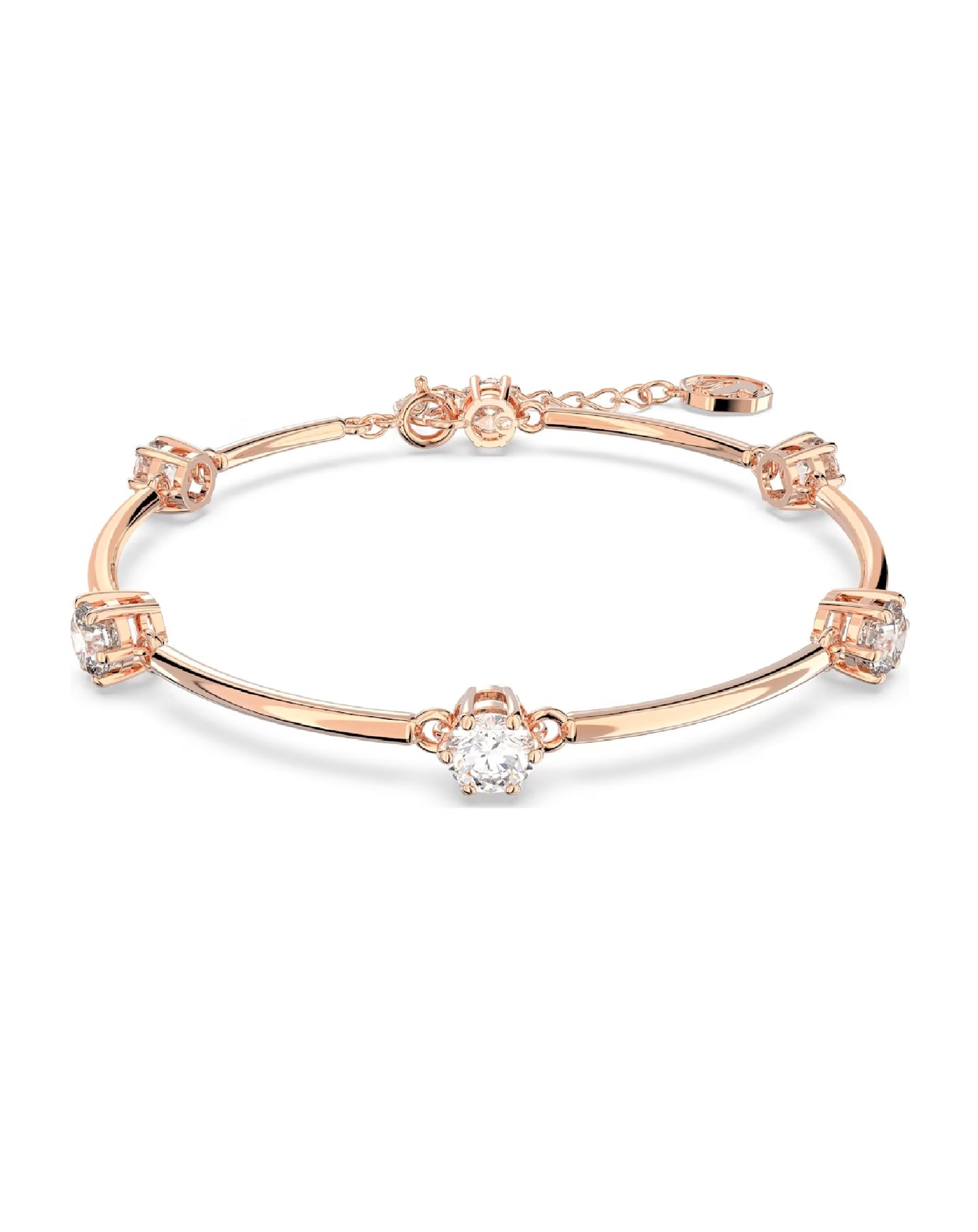 Swarovski 5654495 Swarovski Constella BANGLE Size M, Rose/Pink Gold Tone Bracelets