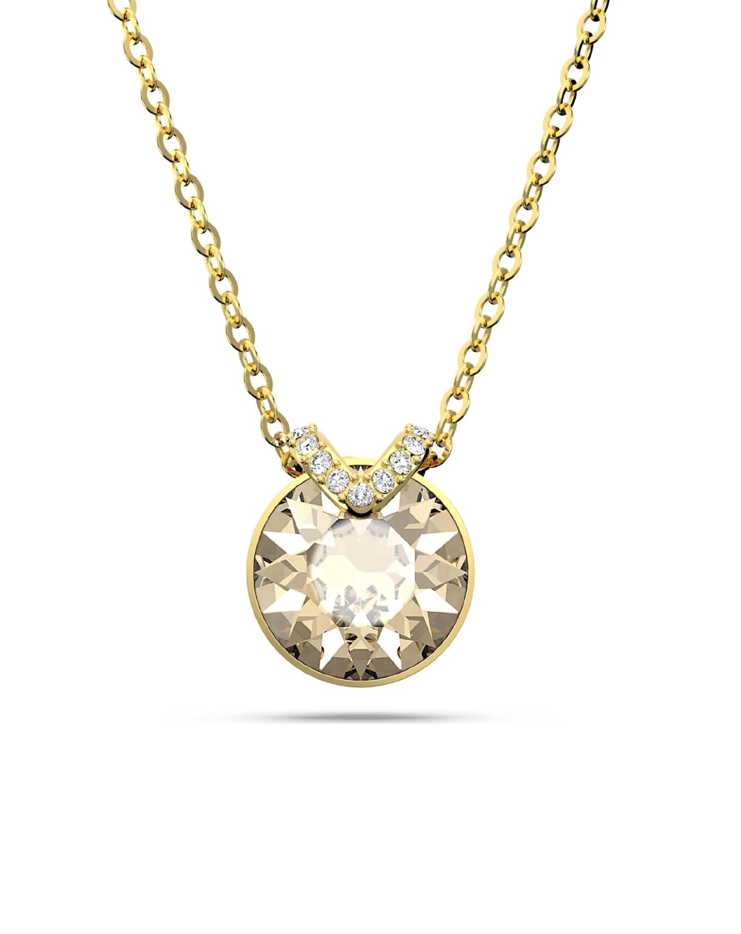 Swarovski 5662091 Swarovski BELLA {V} Pendant, Gold Tone Plated Necklaces