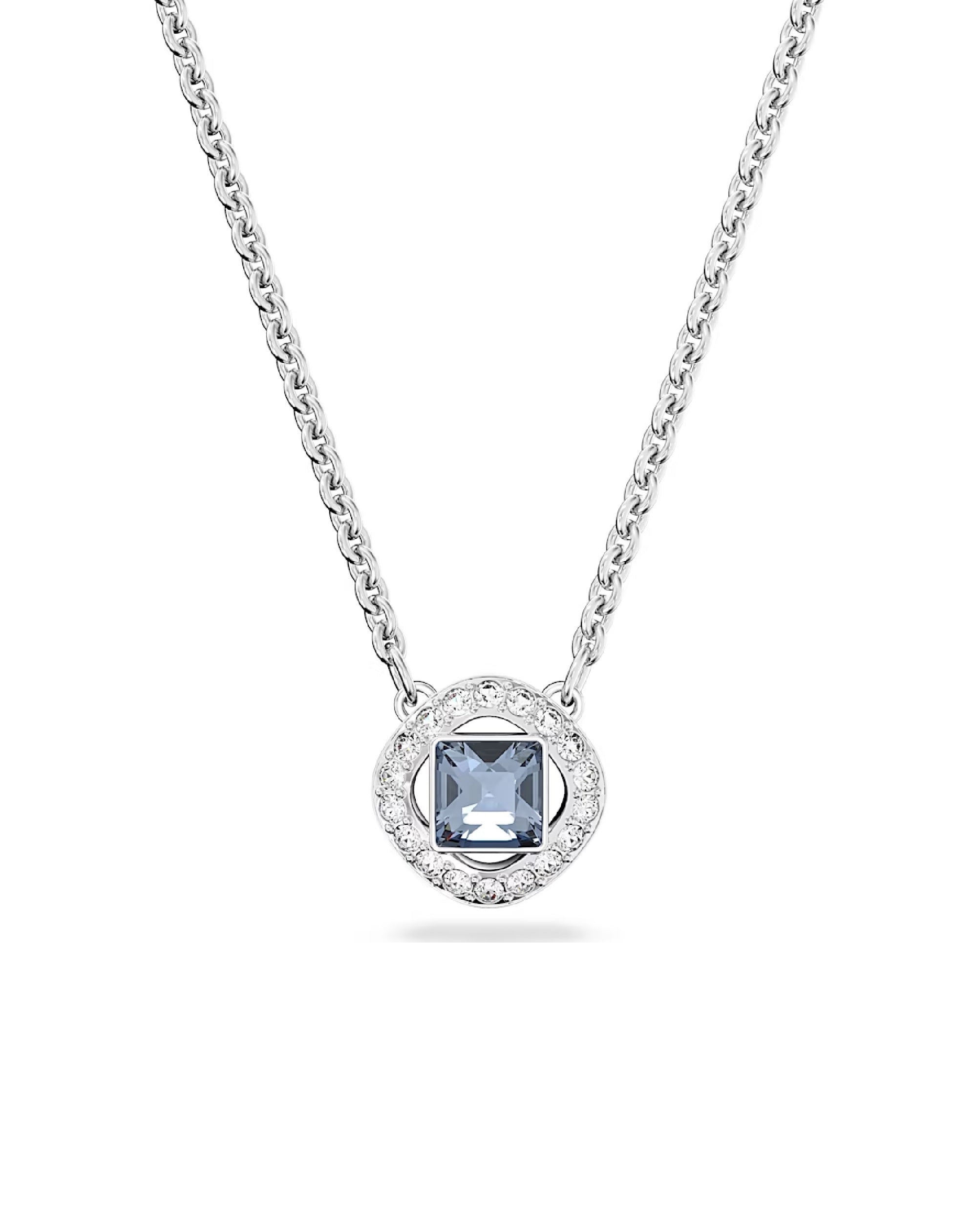 Swarovski store halo necklace