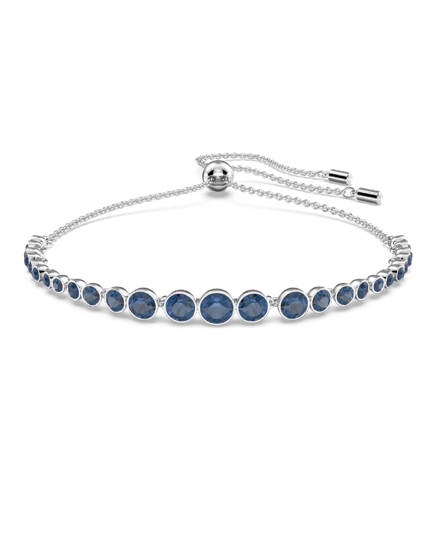 Swarovski 5663394 SWAROVSKI Emily Bracelet, White Tone, Rhodium Plated Bracelets