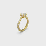 5642623 Swarovski Constella Ring, YELLOW Gold Tone Size 60