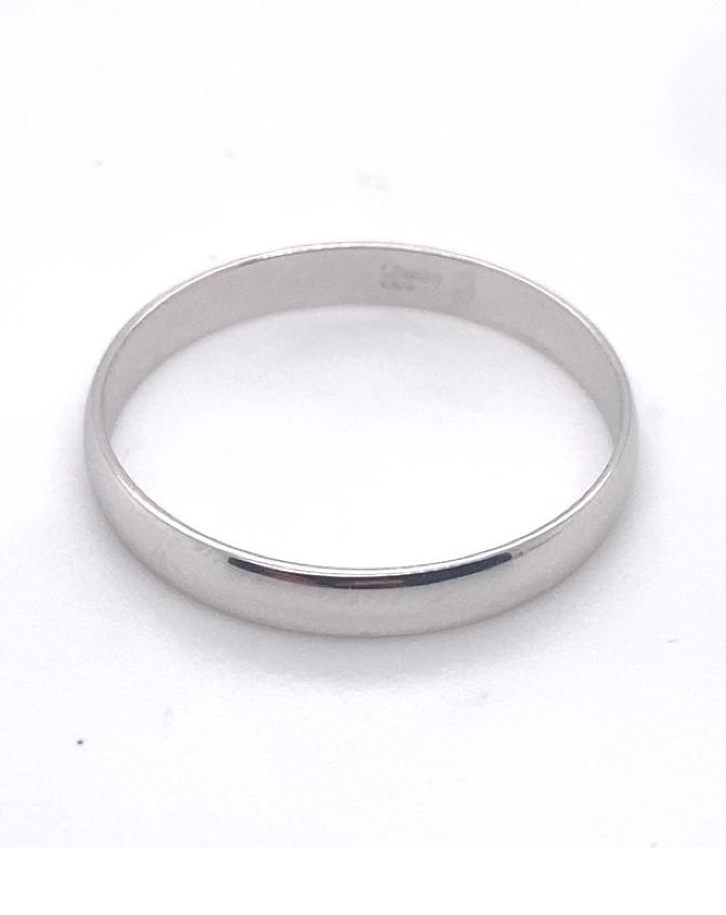 Gold 18 kt White Gold Band Ring 750mls Jewelry