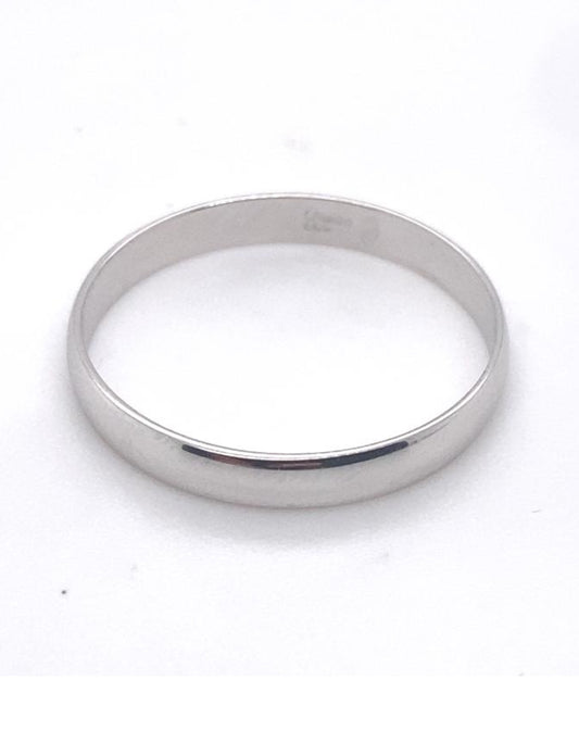 Gold 18 kt White Gold Band Ring 750mls Jewelry