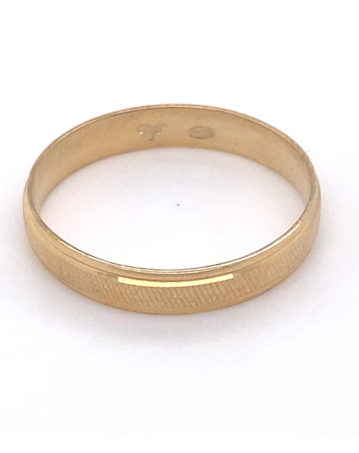 Gold 18 kt Yellow Gold Band Engagement Ring (750mls) Rings
