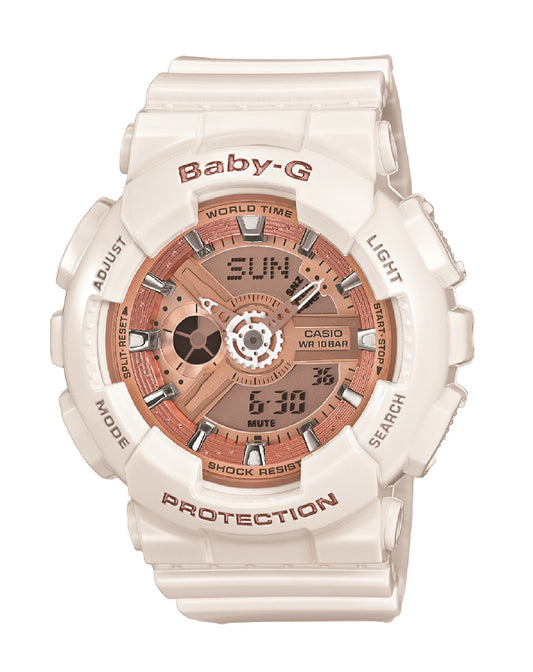 Casio BA-110-7A1ER CASIO, Baby-G, ROSE Gold Dial Watch