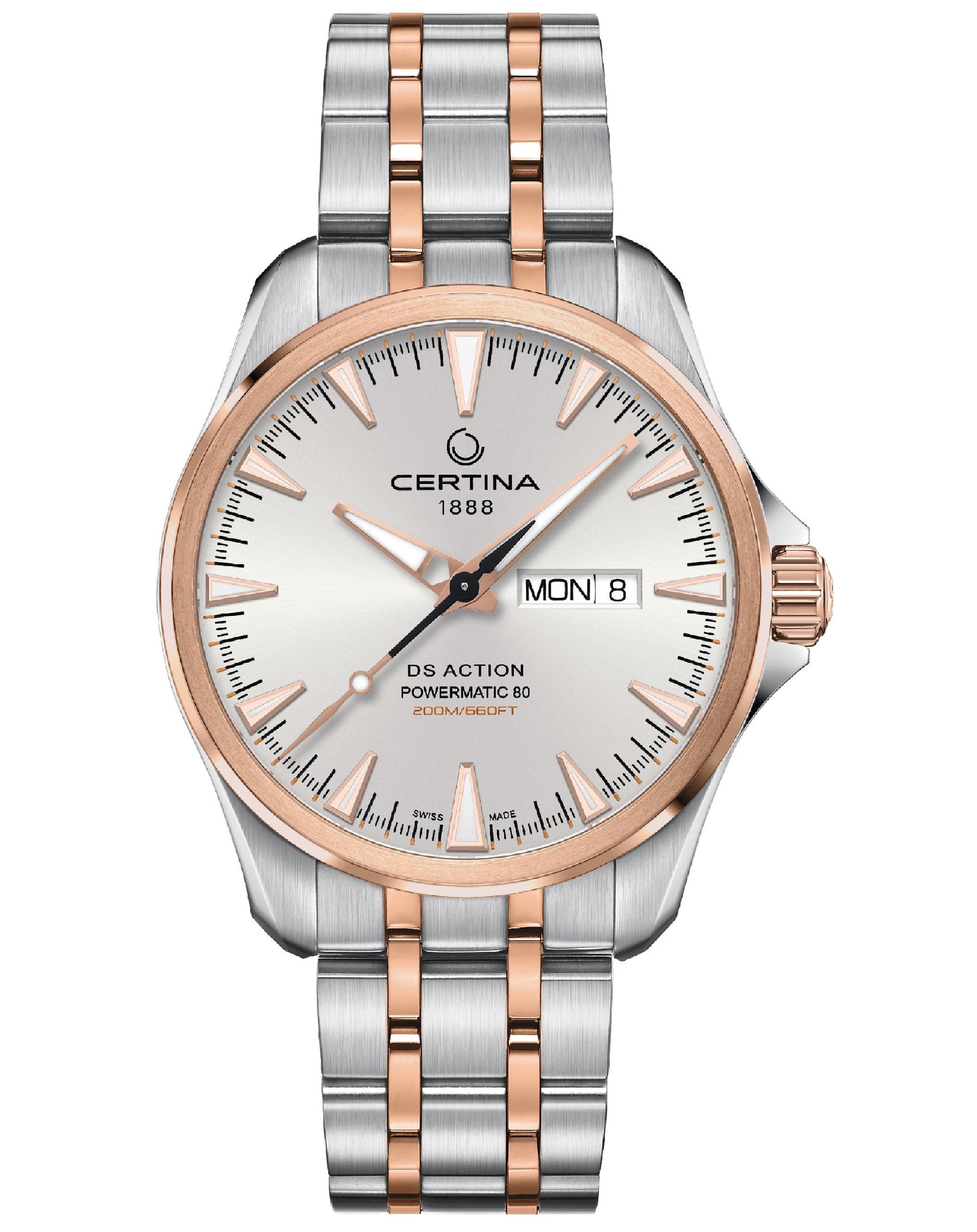 Certina C032.430.22.031.00 Certina Ds ACTION DAY-DATE ROSE Tone Watch