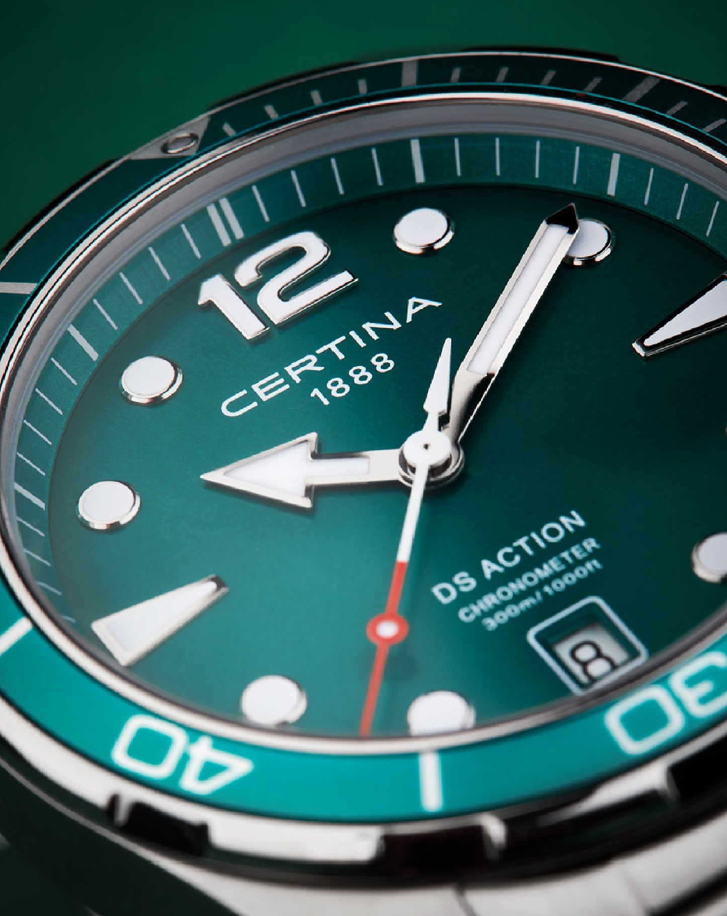 Certina Certina DS Action Diver GREEN DIAL 43MM Watch