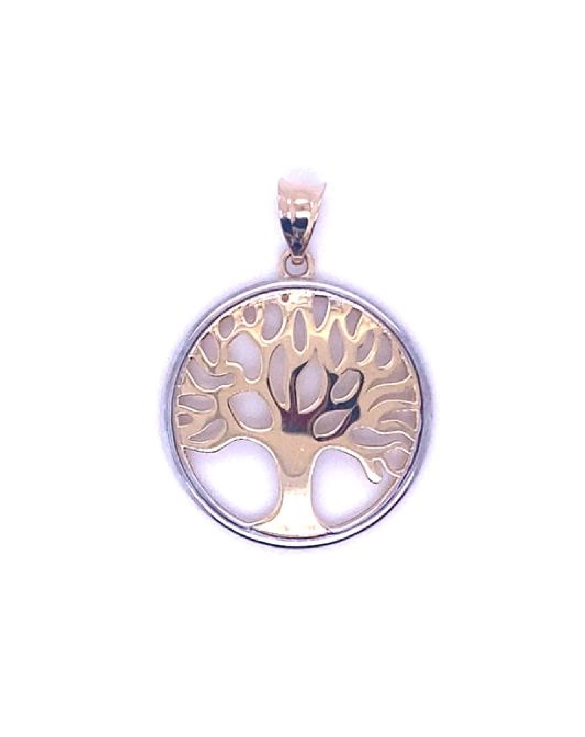 Gold 18 Kt Yellow Gold Tree Of Life Pendant Jewelry