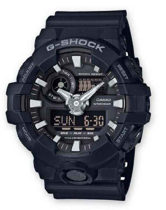 Casio GA-700-1BER Casio G-SHOCK, BLACK Rubber Strap Watch