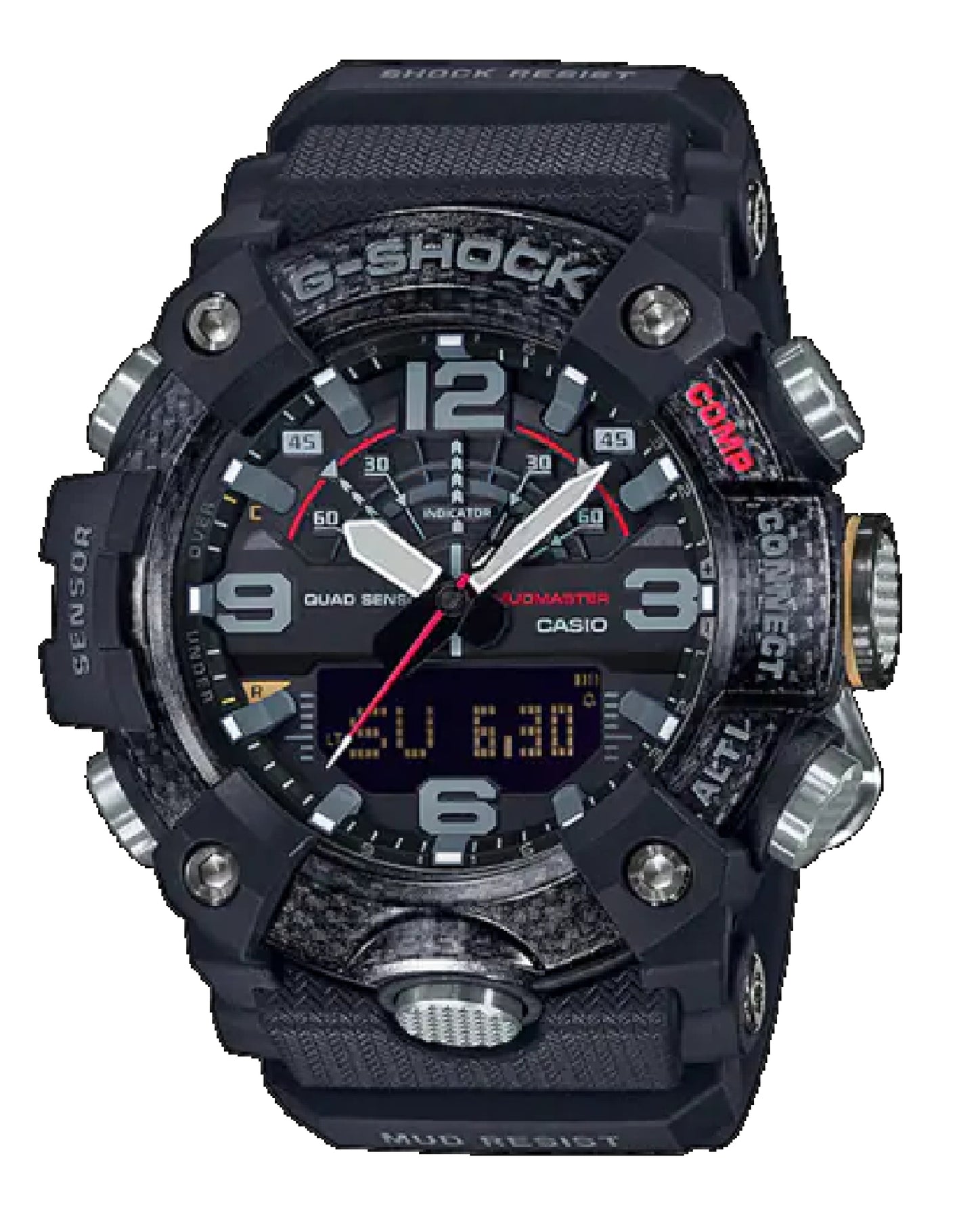 Casio GG-B100-1A Casio G-SHOCK, Mudmaster, Carbon Bezel Watch