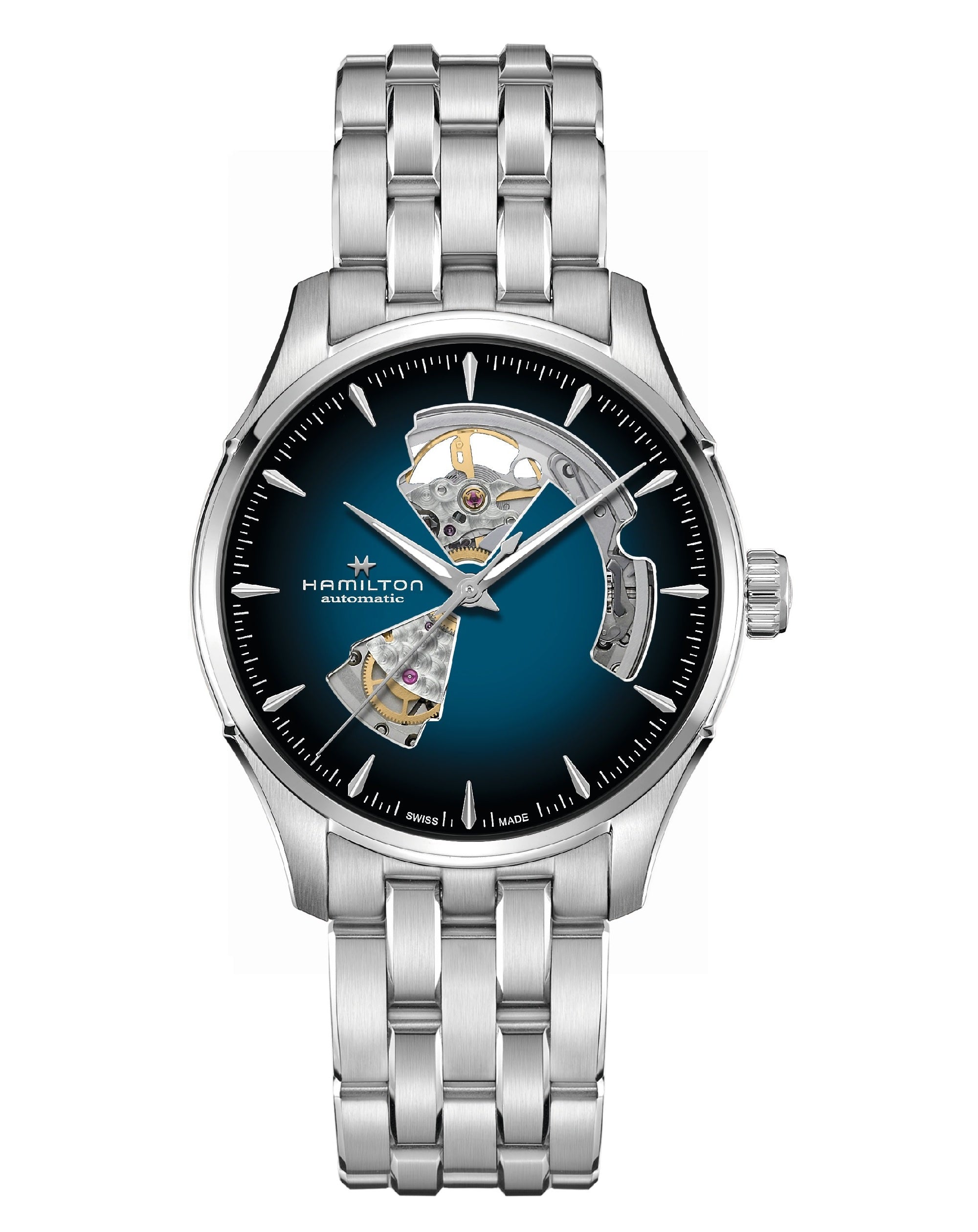 Hamilton blue face discount watch