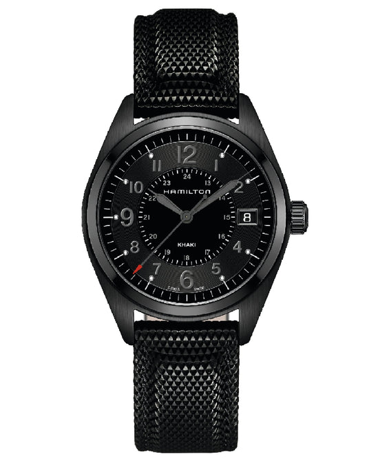 Hamilton H68401735 Hamilton Black Pvd Khaki Field Quartz Watch