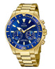 Gold / Stainless Steel / Blue