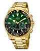 Gold / Stainless Steel / Green