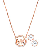 Michael Kors MKC1260AN791 Michael Kors Rose Gold Tone Necklace & Earring Necklaces