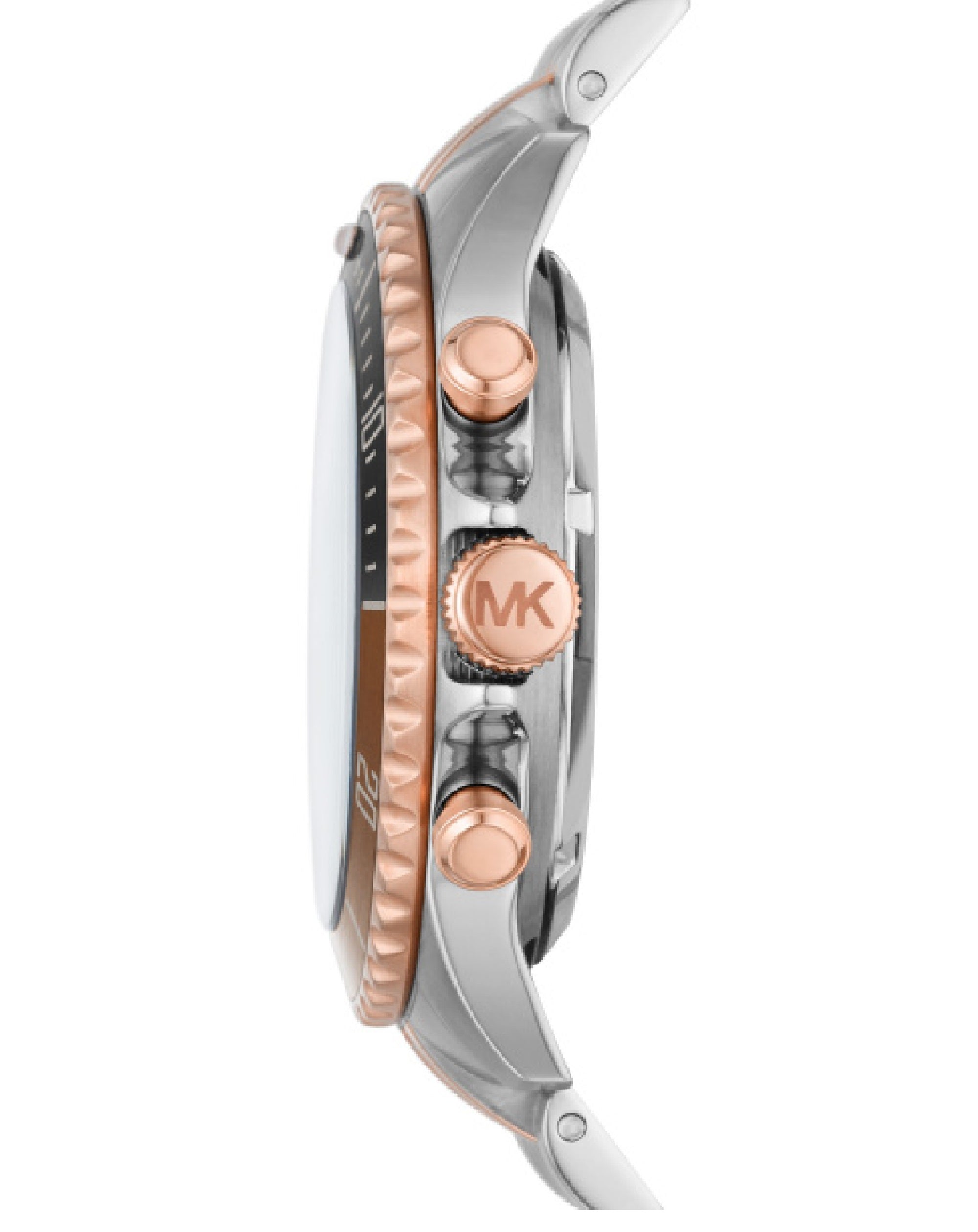 Michael Kors Black Stainless Steel and Rose Gold Plated Steel Parker MK5885  Womens Wristwatch 39 mm Michael Kors  TLC
