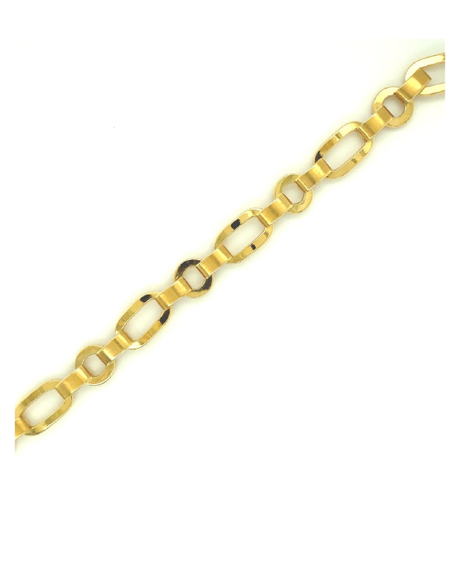 Gold 18 kt Inter link Circle Bracelet Jewelry