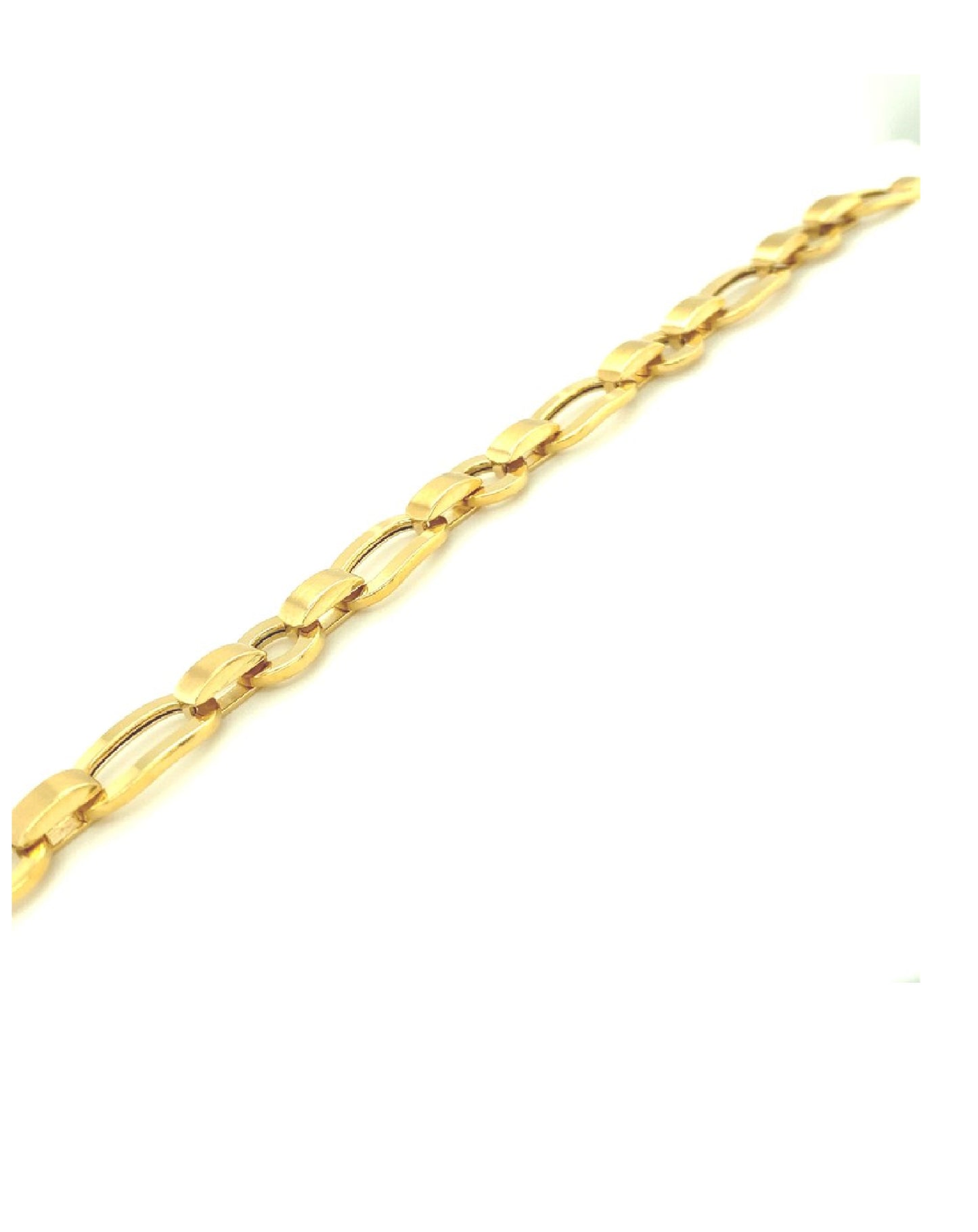 Gold 18 kt Inter link Circle Bracelet Jewelry