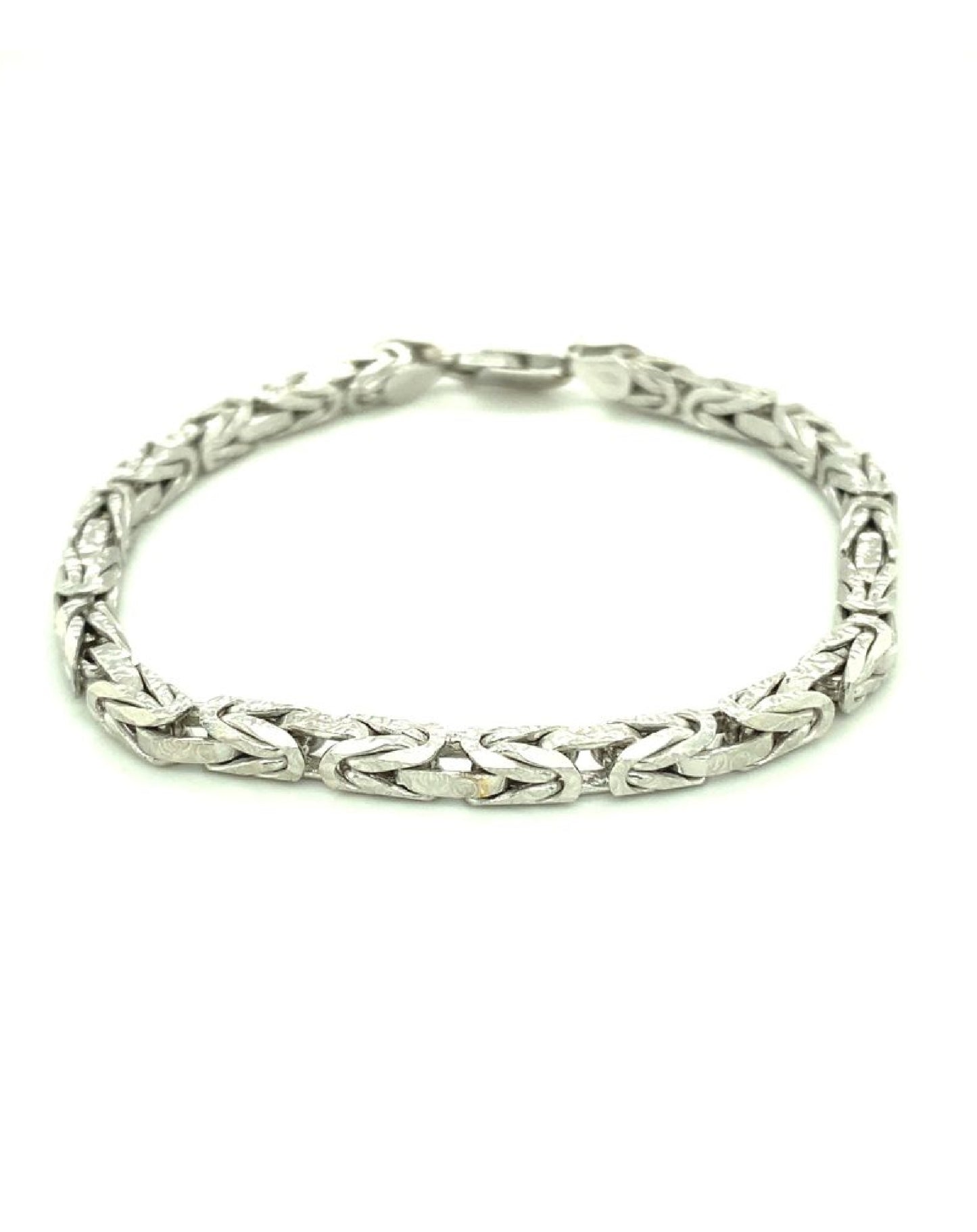 Gold 18 Kt Simple White Gold Bracelet Jewelry