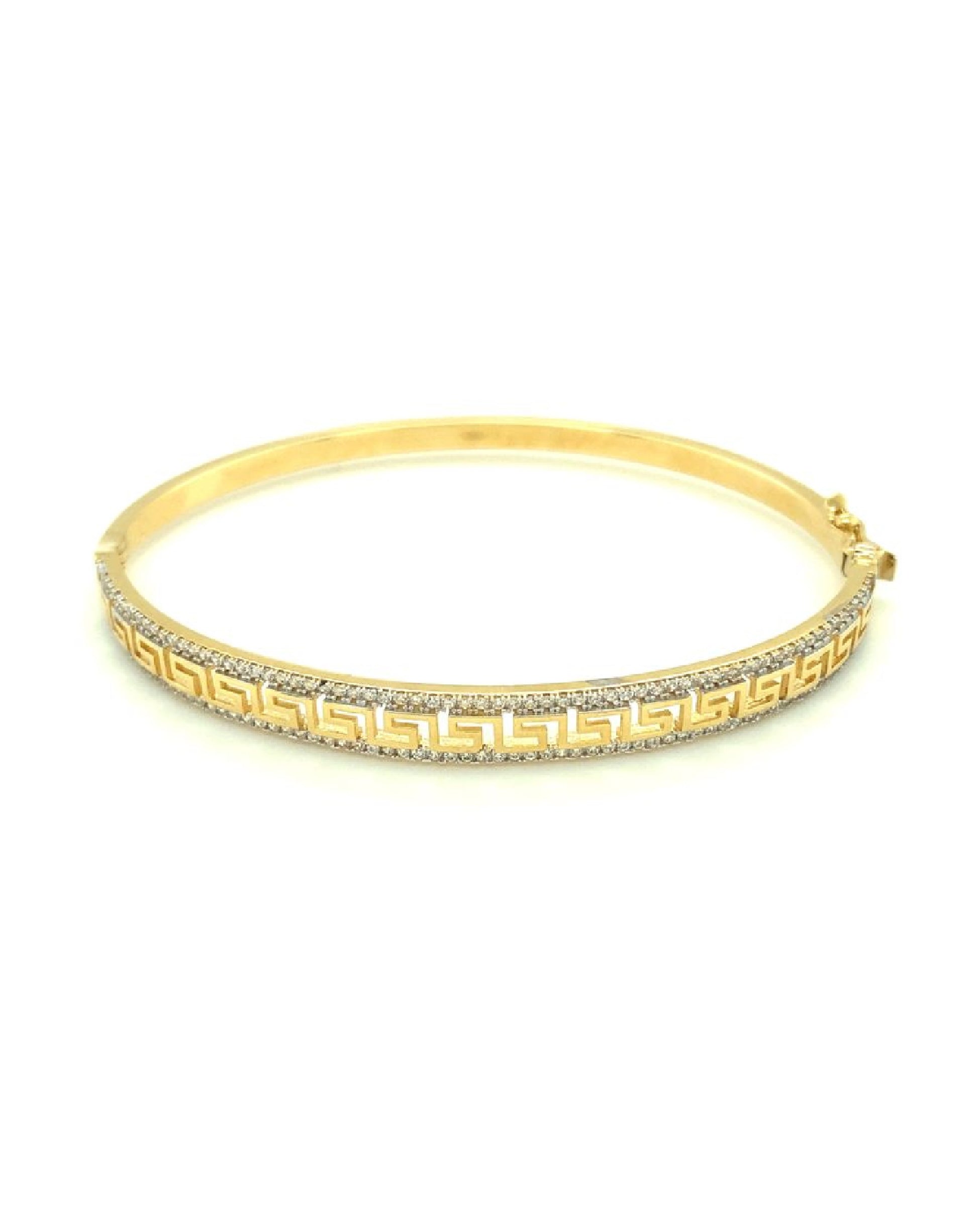 Gold 18 Kt Versatile Yellow Gold Bangle Jewelry