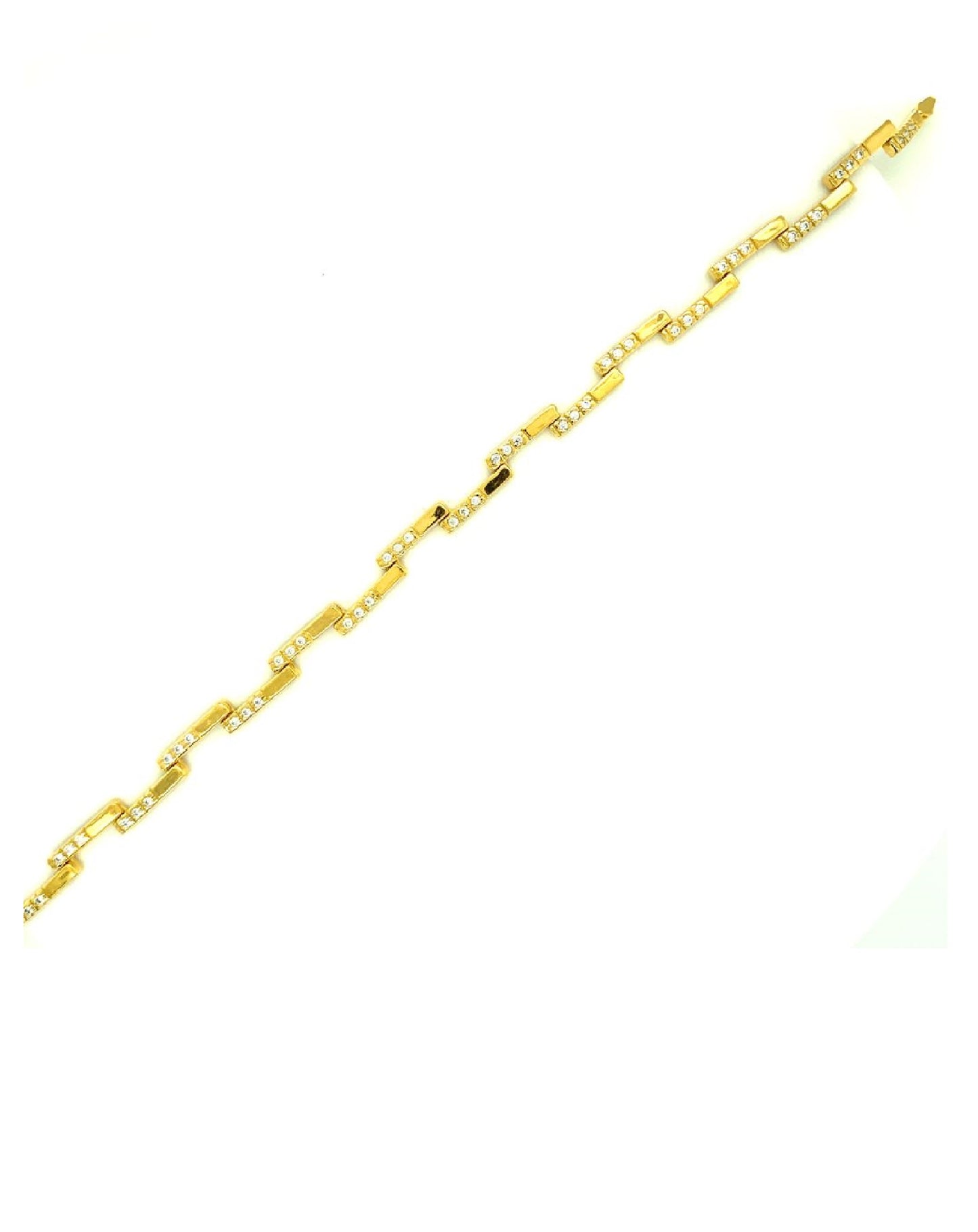 Gold 18 Kt Yellow Gold Chic Bracelet Jewelry