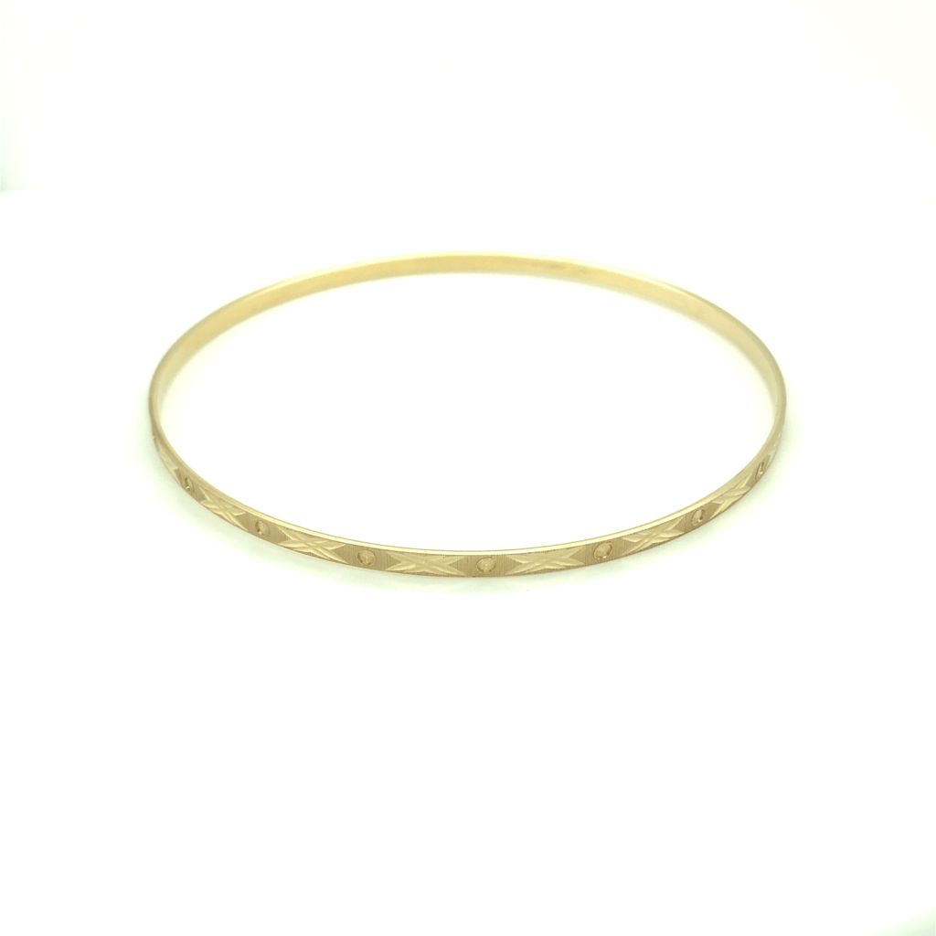 Gold Yellow Gold 18 Kt Exclusive Bangle Jewelry