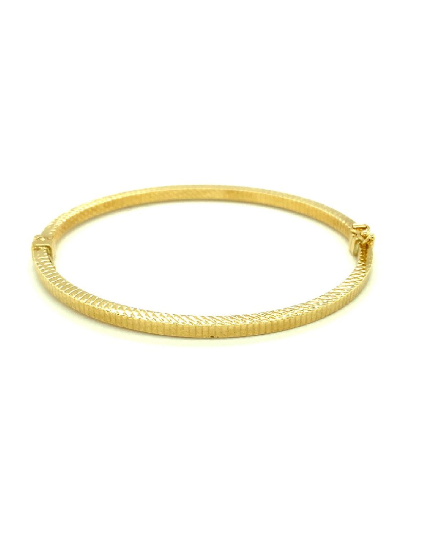 Diamonds 18 Kt Yellow Gold Rigid Bangle 750mls Jewelry