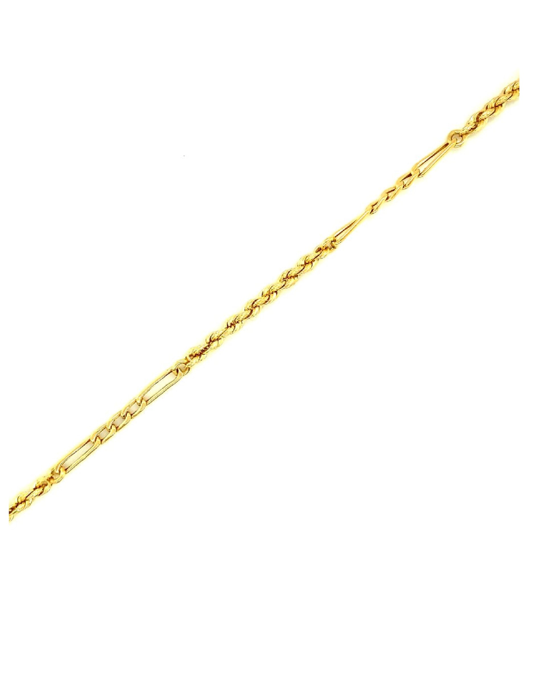 Gold 18 Kt Exclusive Combination Design Gold Bracelet Jewelry
