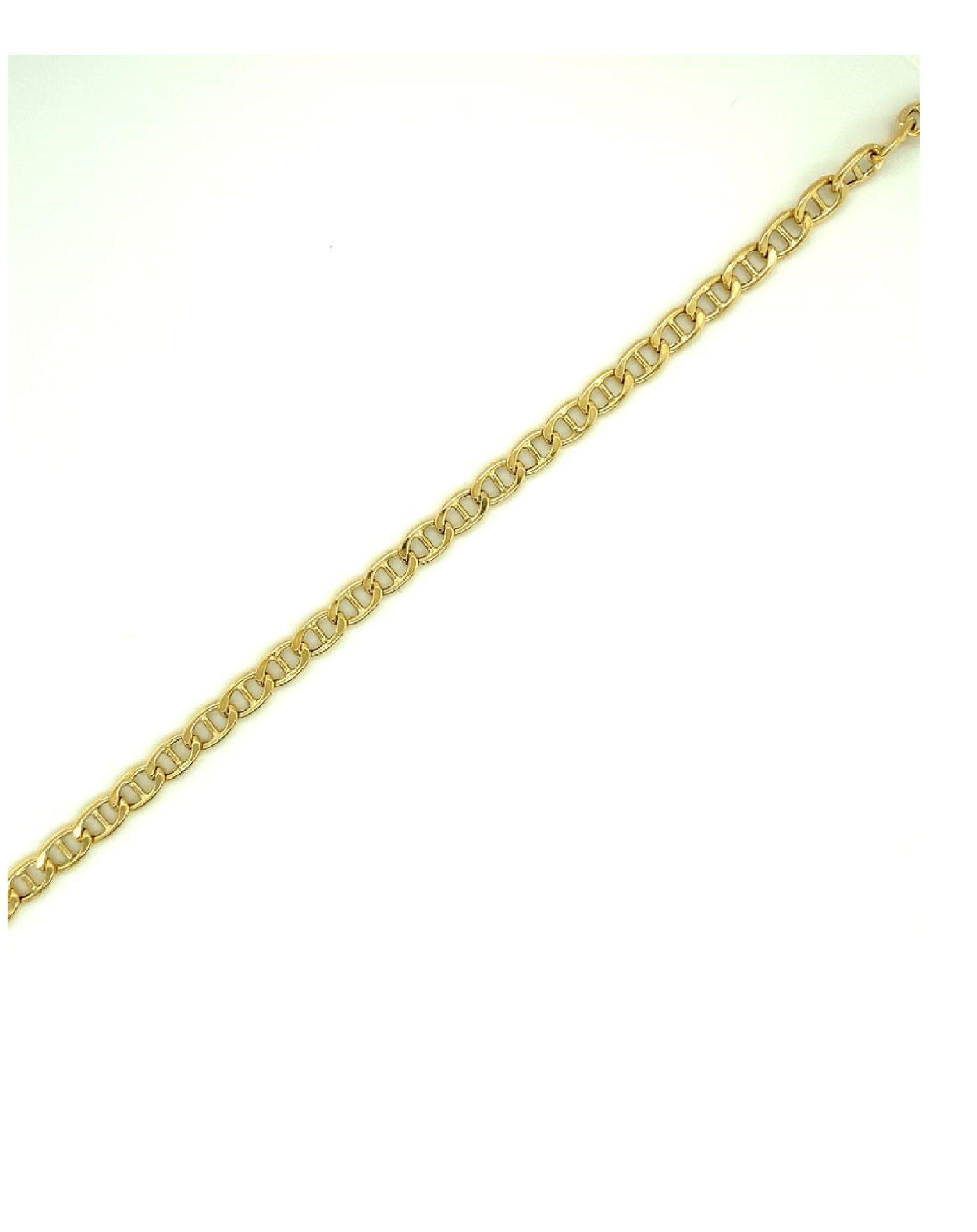 Gold 18 Kt Yellow Gold Classic Interlinked Bracelet 750mls Jewelry