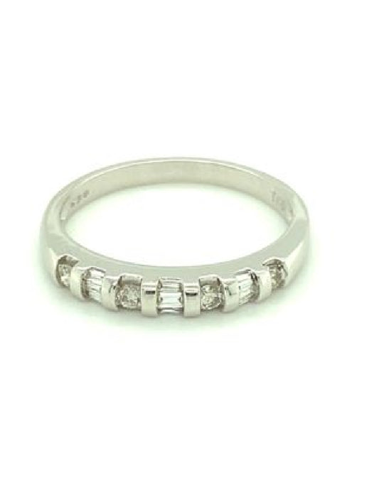 Diamonds 18 Kt EternityBand White Gold Diamond Ring Rings