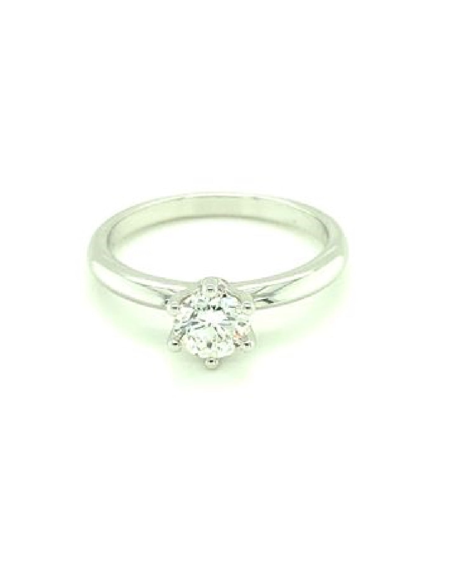 Diamonds 18Kt - 6 Prong Solitaire Diamond Ring Rings