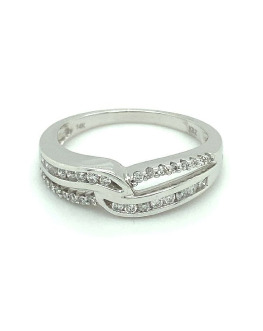 Diamonds Knot Diamond Ring, 0.33 CT Rings