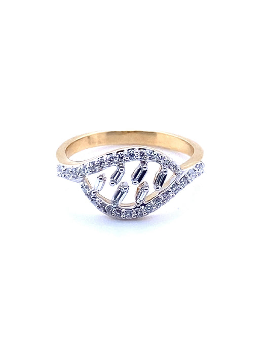 Diamonds YellowGold Diamond Ring 0.44 Ct Rings